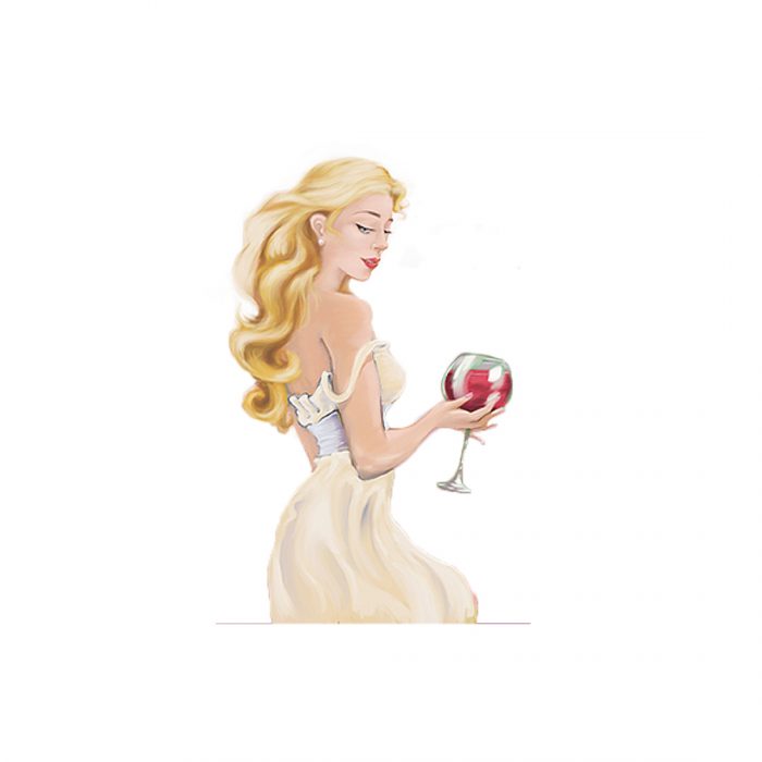 Wine Label Illustration
